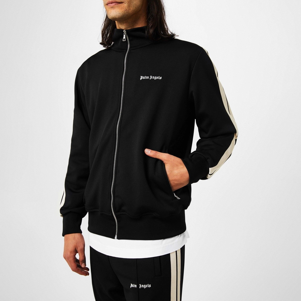 Palm Angels Classic Tracksuit Jacket - Black/White